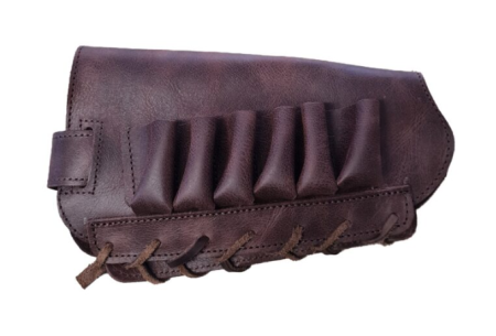 Kožený návlek na pažbu brokový